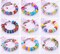 Large Hole Beads Spacer Beads Charm Fairy Wands Beads Rhinestone Craft Beads for DIY Bracelet Jewelry Making (9 Style 180 Pieces)